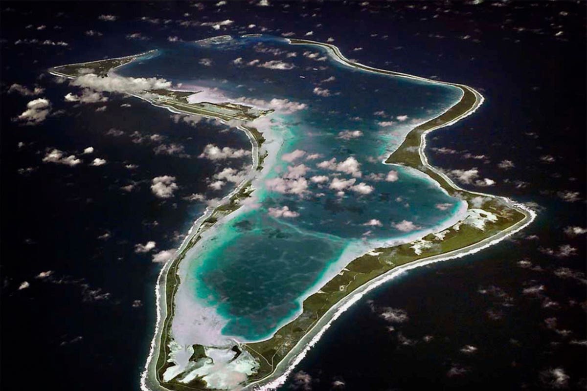 Diego Garcia is around 2,360 miles away from Iran