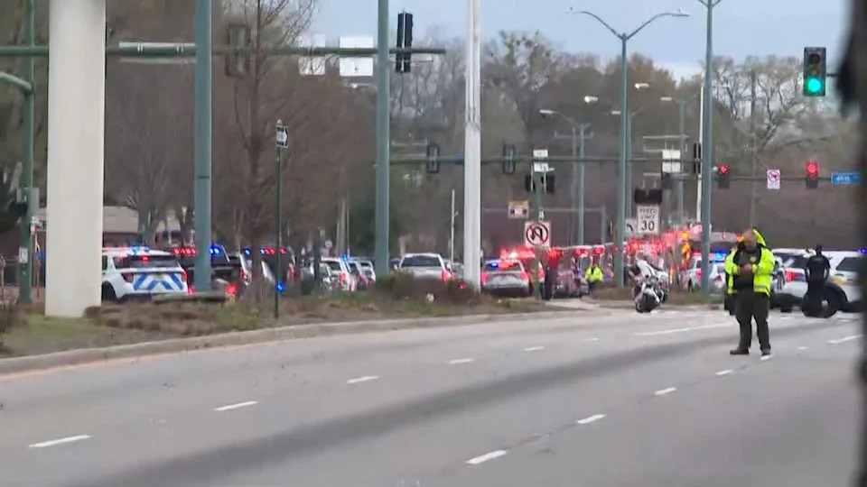 WVEC - PHOTO: In this screen grab from a video, first responders are shown at the scene of a shooting at Old Dominion University in Norfolk, Virginia, on March 12, 2026.