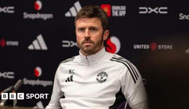 Manchester United head coach Michael Carrick