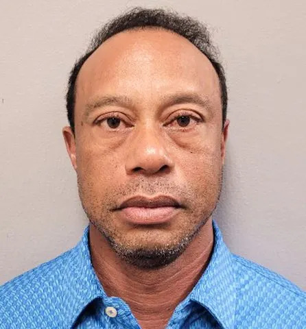 Tiger Woods' March 27 mugshot.Credit: Martin County Sheriff’s Department