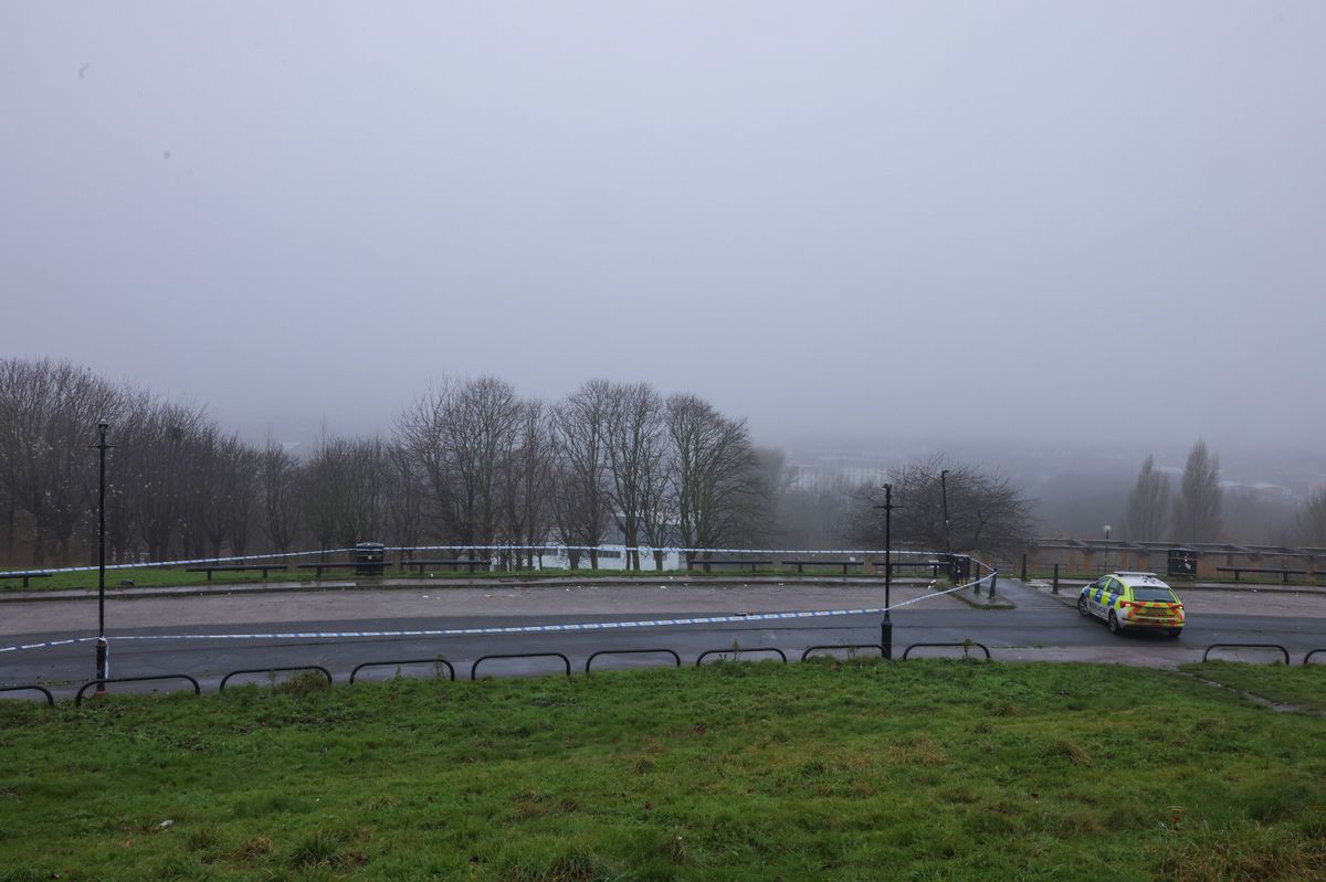 A police scene in Everton in connection with one of the incidents