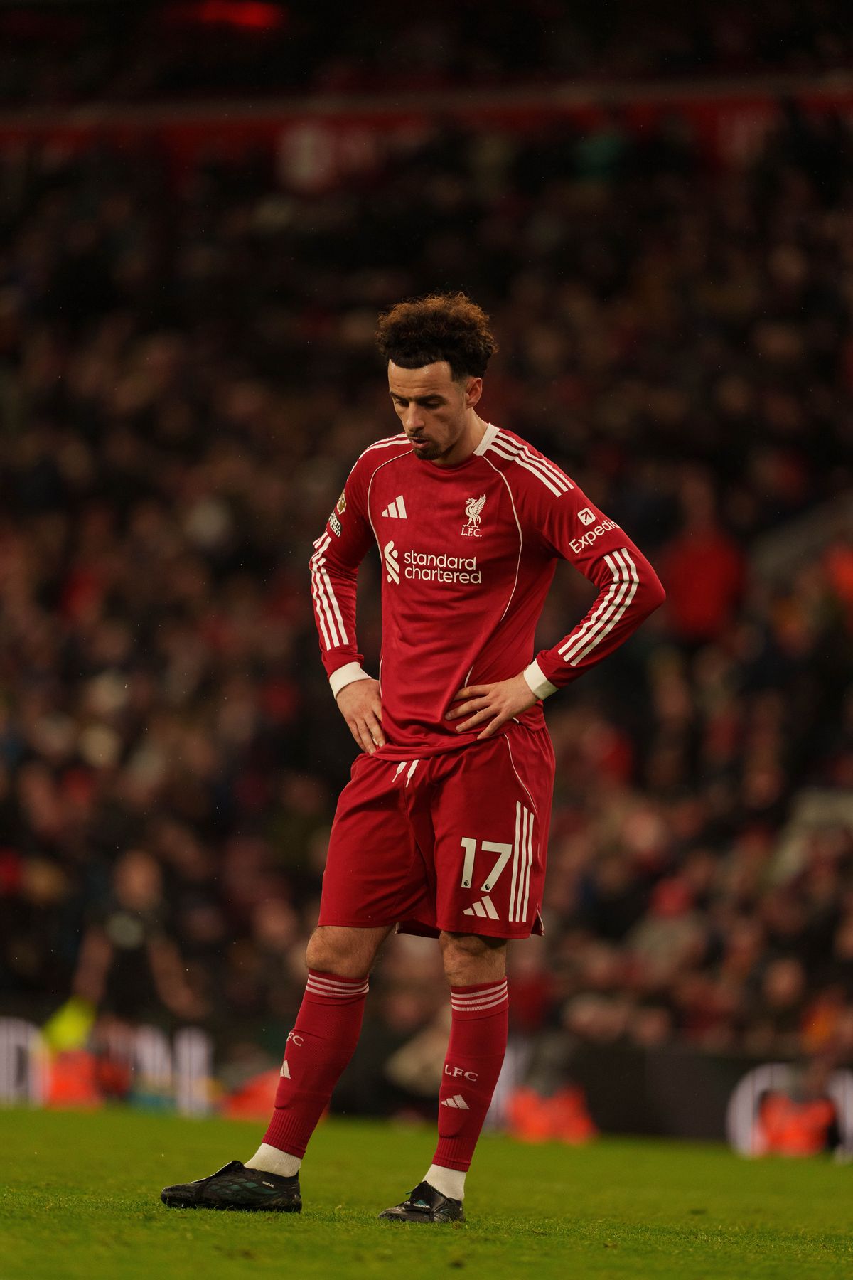 Curtis Jones of Liverpool during the Premier League match between Liverpool and Tottenham Hotspur at Anfield, Liverpool, on March 15, 2026.