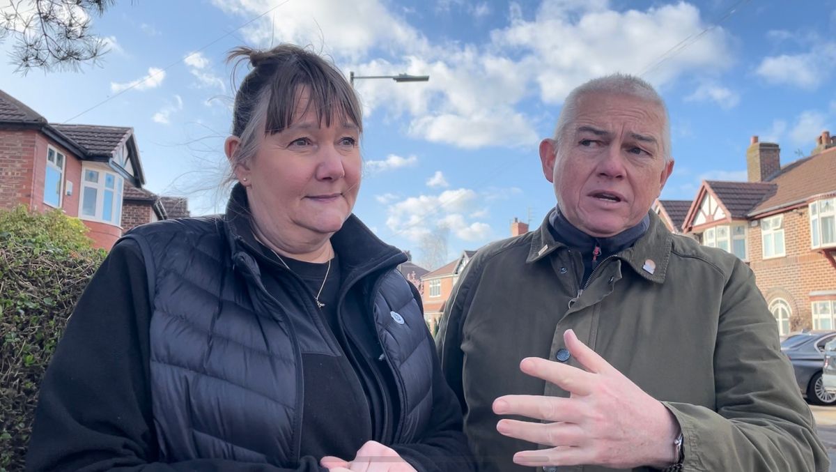Andrea and Gary Oakley, Ainsdale Drive residents