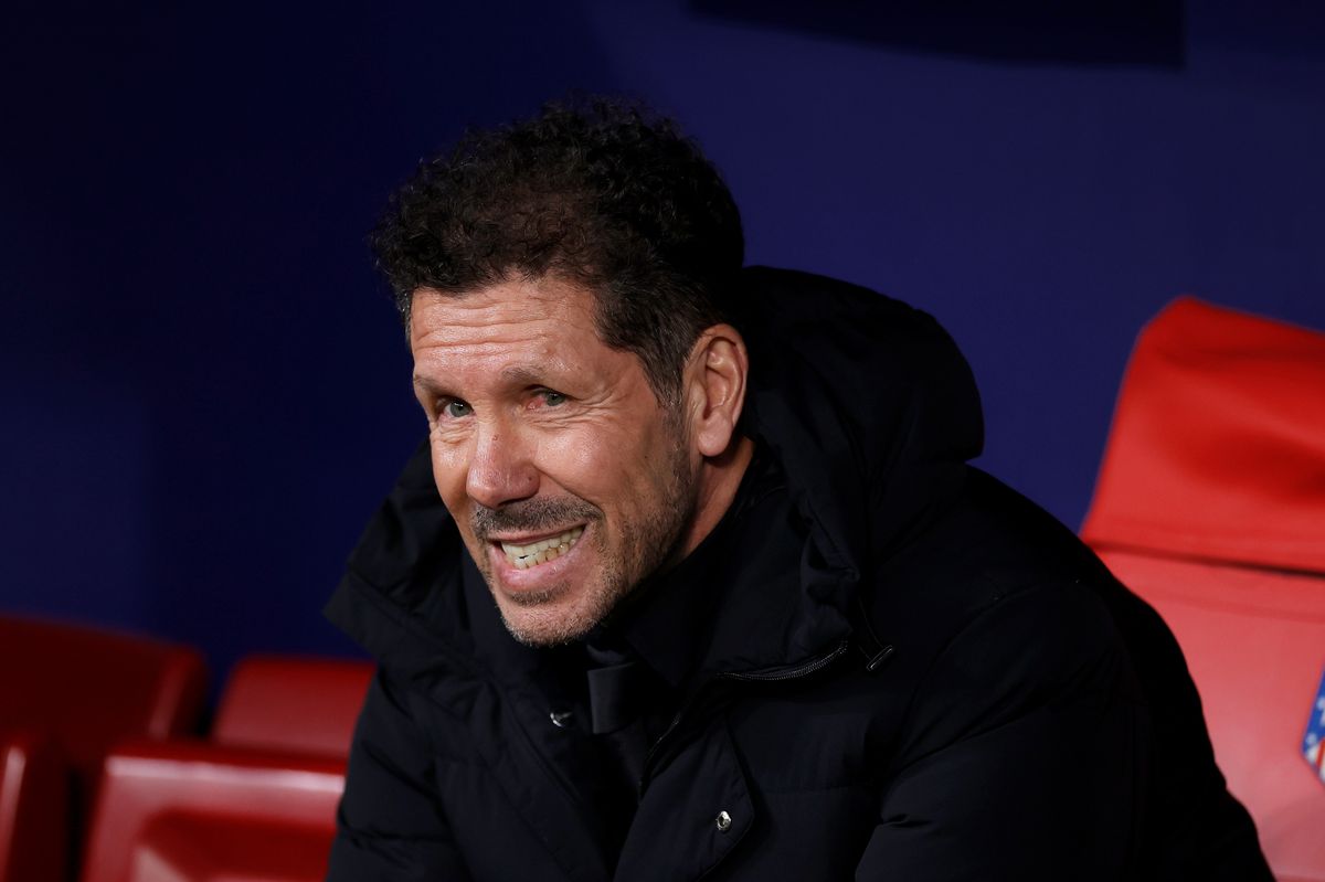 Diego Simeone ahead of Atletico Madrid's Champions League victory over Tottenham