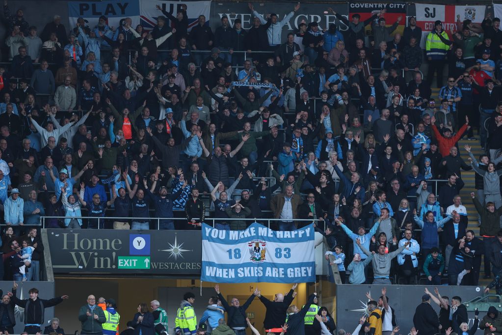 Coventry City fans were in fine voice at Swansea