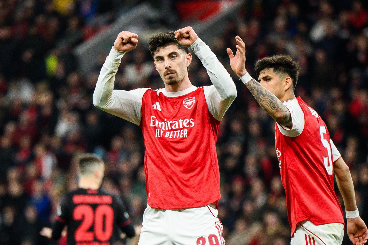 Kai Havertz is in contention to start for Arsenal against Everton in the Premier League
