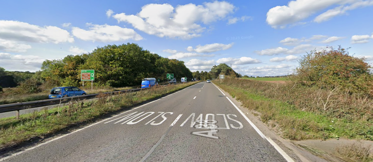A general view of the A38