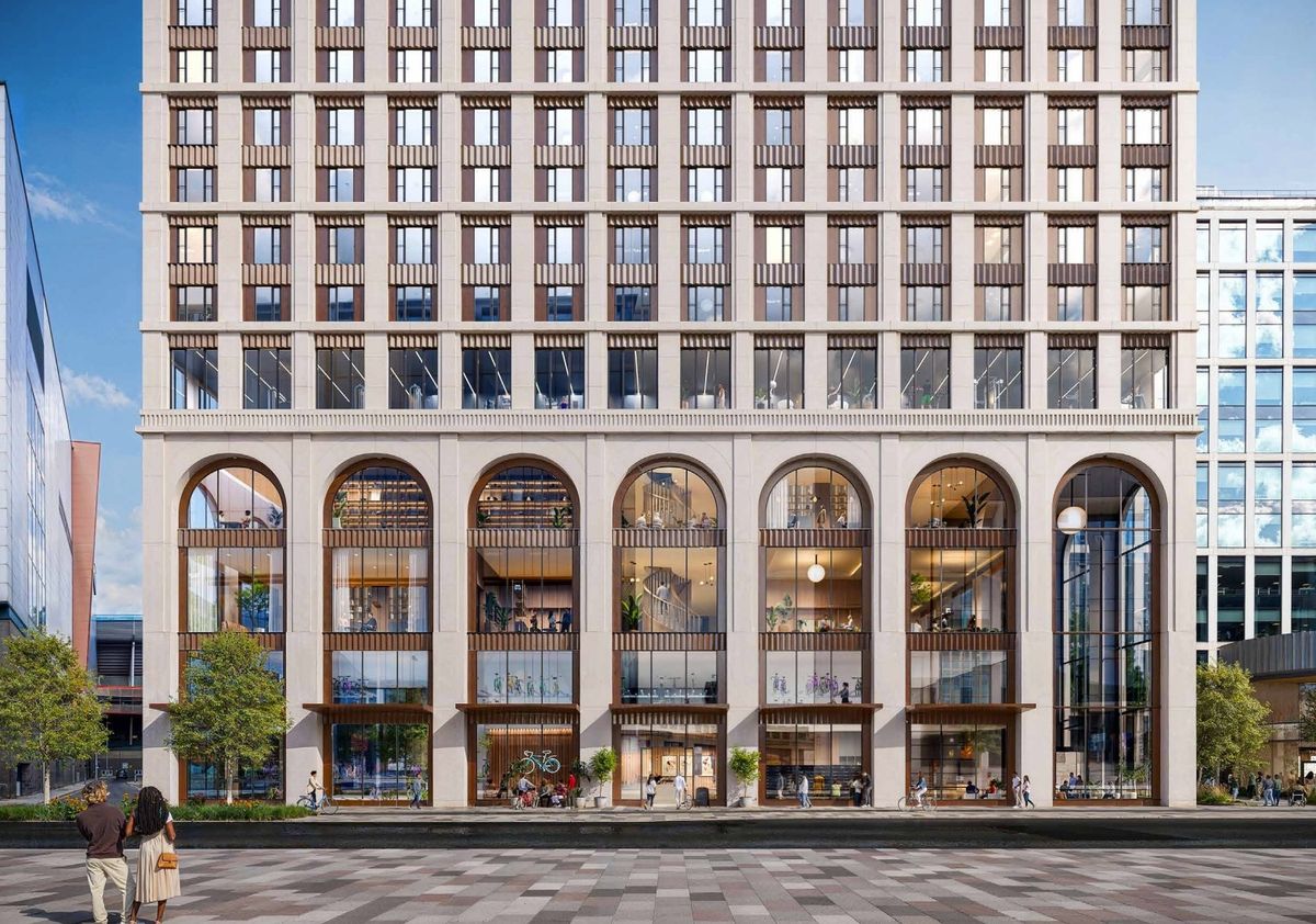 The first floors of the super-structure