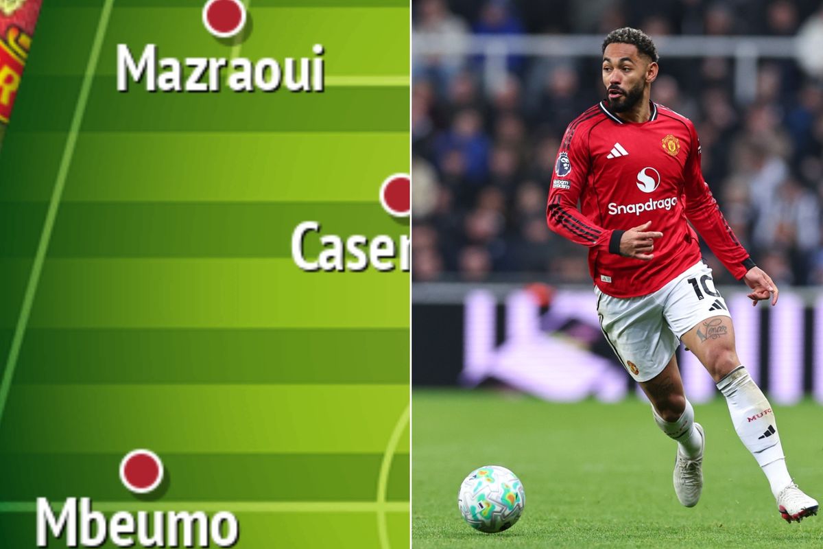 Manchester United forward Matheus Cunha could be replaced against Aston Villa