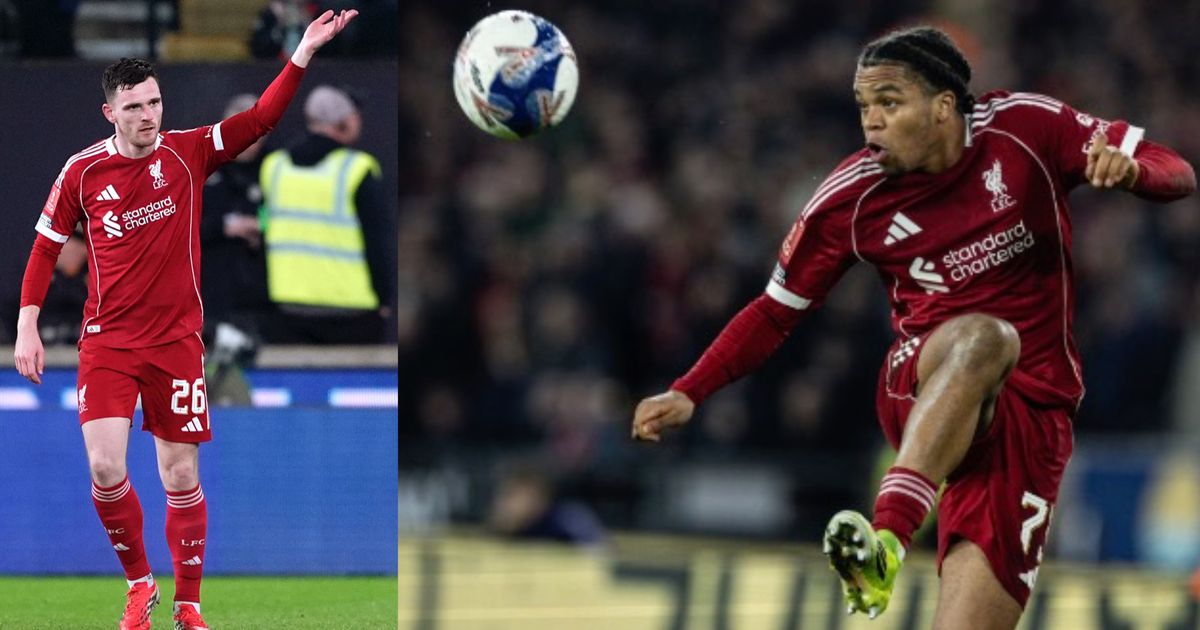 Andy Robertson explains what he asked Rio Ngumoha to do before 'unbelievable' Liverpool display