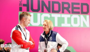 Column graphic of Grace Ballinger playing for Northern Superchargers