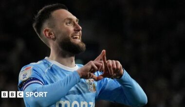 Coventry City 3-0 Preston North End: Sky Blues eight clear at top of Championship