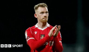 Wrexham midfielder Lewis O'Brien