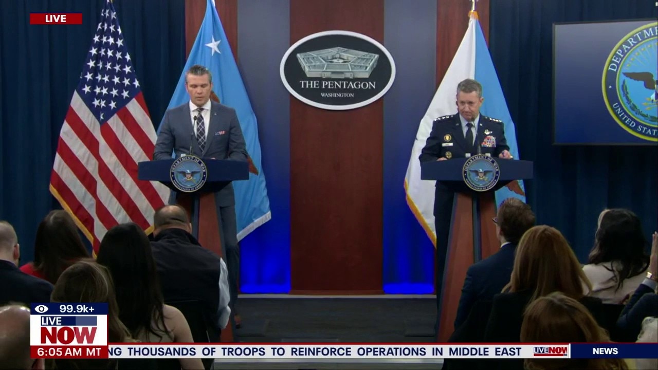 Hegseth, Pentagon update on Iran war