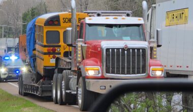 Fatal wreck involving Montgomery County school bus along Highway 70 in Carroll County, THP confirms