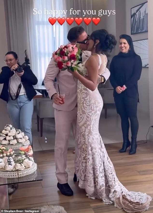 Former Ex On The Beach star Stephen revealed he and Miami tied the knot in July