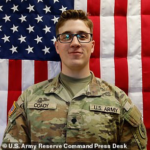 Spc. Declan J. Coady, 20, of West Des Moines, lowa