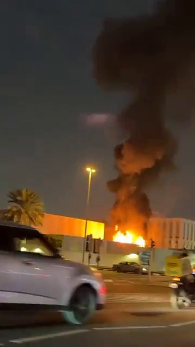 The attack in Dubai caused a fire at the US consulate