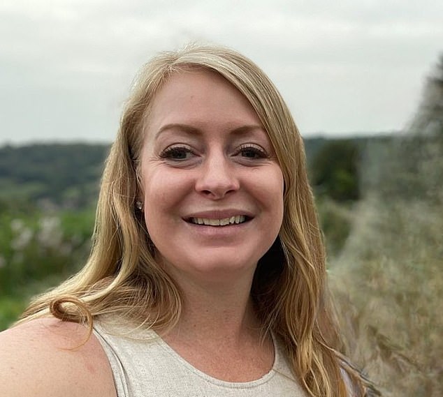 Moment 'murdered' Microsoft executive Jennifer Symonds is seen going into a restaurant - just hours before her body was found drowned by an upmarket private members' club on the Thames