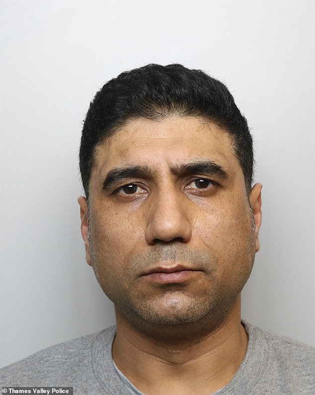 Najeebullah Arab, 39, (pictured) pleaded guilty to kidnap, rape and two counts of sexual assault at Oxford Crown Court yesterday