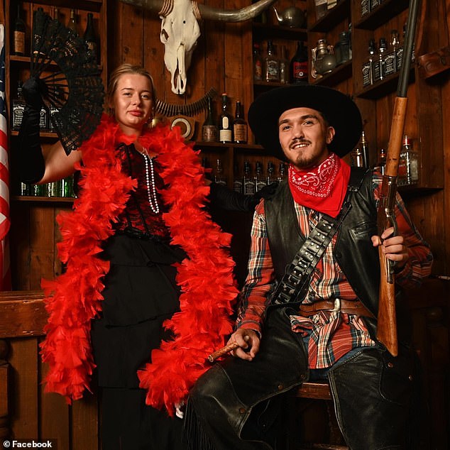 Brandon Rawlings, 27, and his wife Paige, 25, insist complaints over their equine-themed frontage were driven by locals who 'don't like Gypsies' and 'want the family kicked out'