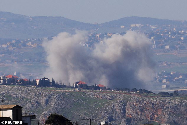 Smoke rises after Israeli strikes in southern Lebanon, amid escalation between Hezbollah and Israel