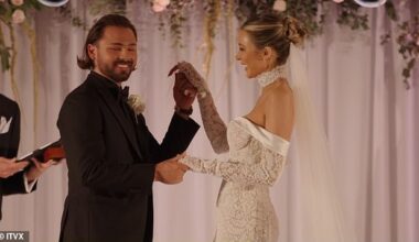 The wedding was captured on camera as the reality star had signed a deal with ITV for a 17-episode series, Olivia Meets Her Match, spread across three seasons