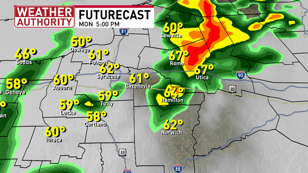 FUTURECAST 5 PM MONDAY