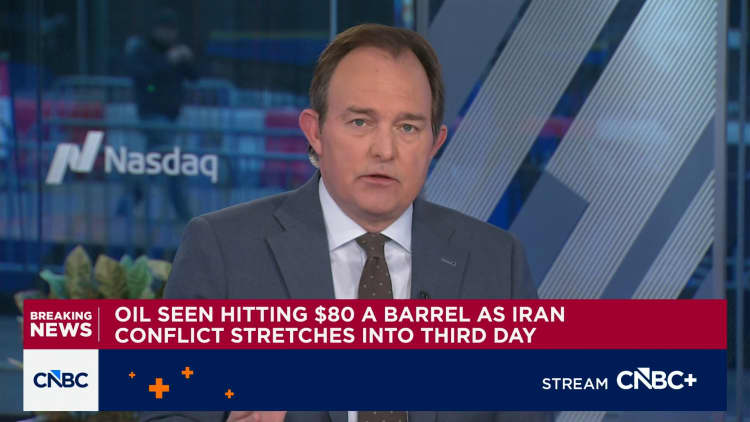 Oil soars amid Strait of Hormuz shipping fears as Iran war drives prices higher