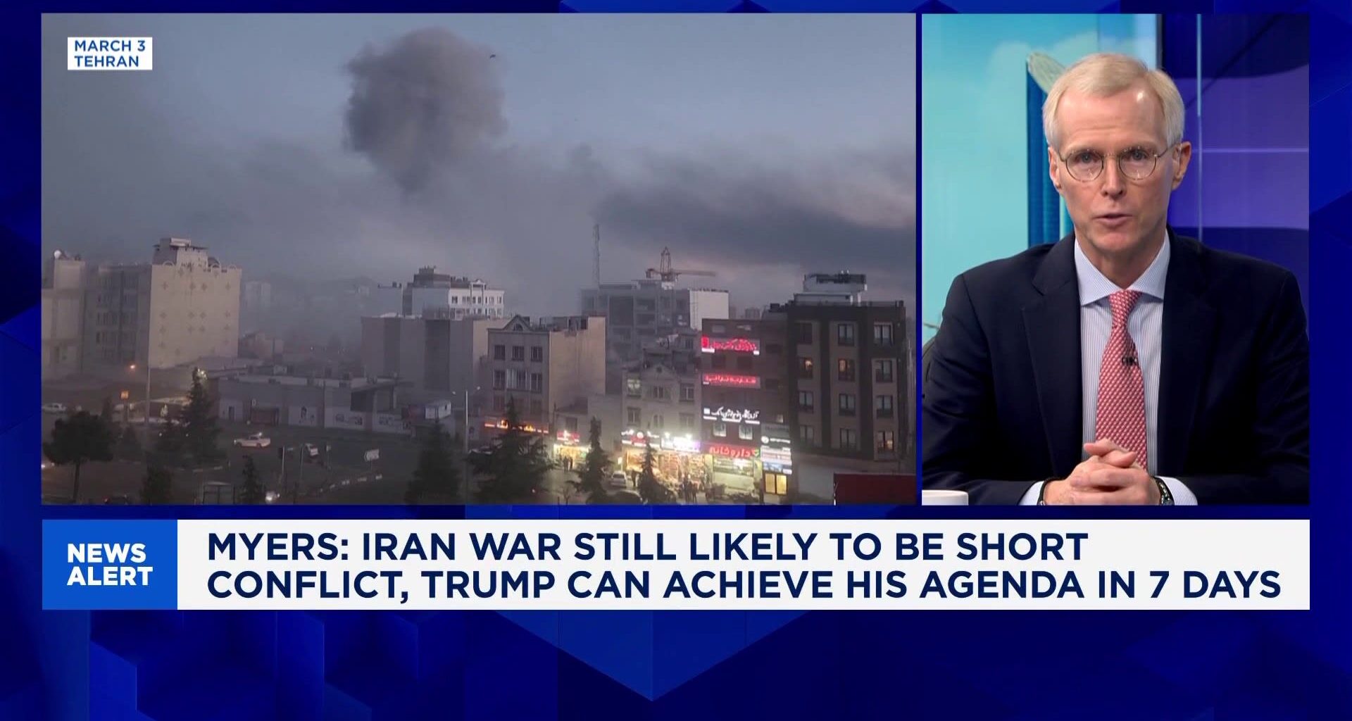 US to wind down Iran operations within days: Signum's Charles Myers