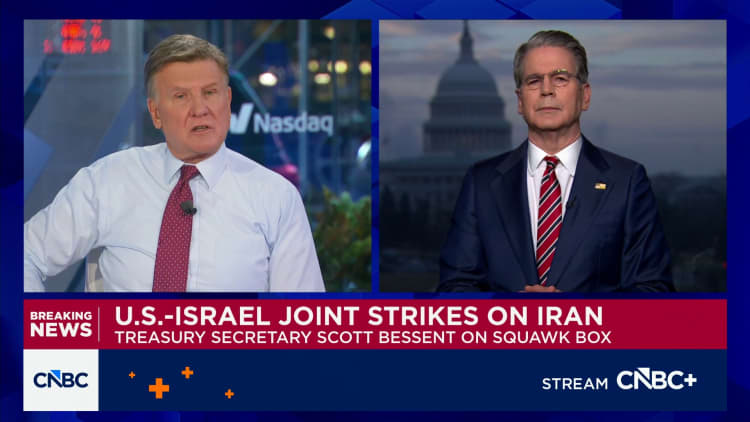 Treasury Sec. Bessent: U.S. will make 'series of announcements' to support oil trade in the Gulf