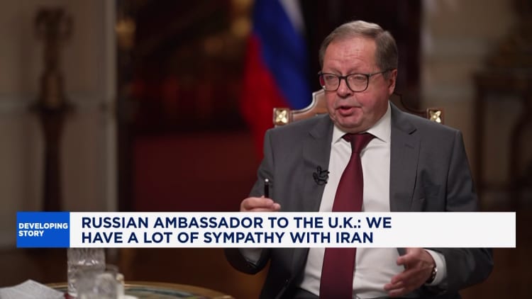 Russian ambassador to UK: We have a 'strategic relationship' with Iran