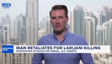 Iran carries out retaliatory strikes after death of security chief