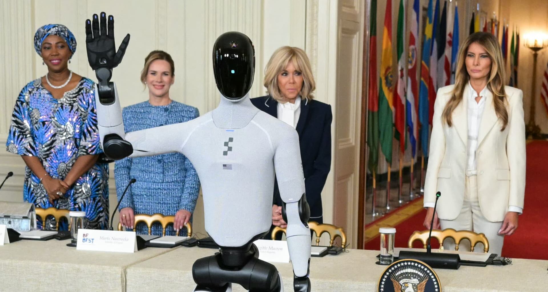 The robotics company hosted by Melania Trump