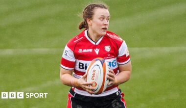 Gloucester-Hartpury's Lleucu George during the Premiership Women's Rugby match