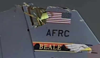 US plane with damaged tail lands in Israel