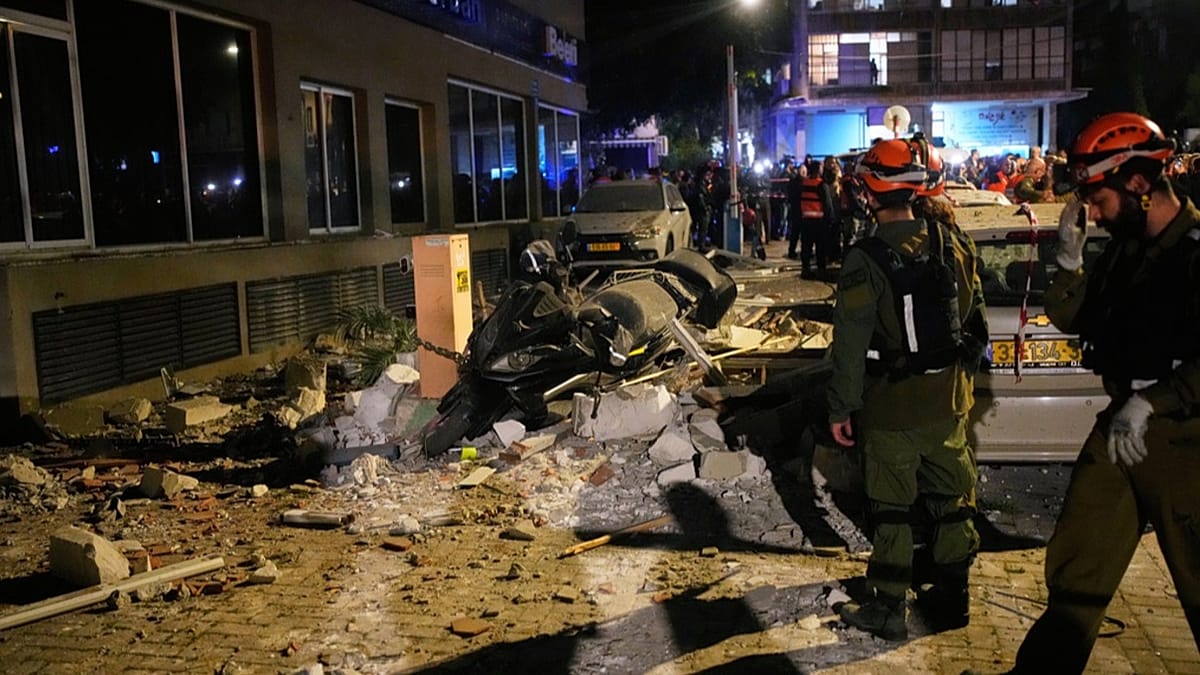 Iran fires barrages at Israel and wider region after killing of two of its top security officials