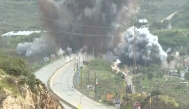 Watch: IDF strikes Lebanon's coastal highway bridge over the Litani