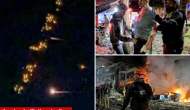 Iran using cluster munitions on Israeli cities in attempt to overwhelm air defenses