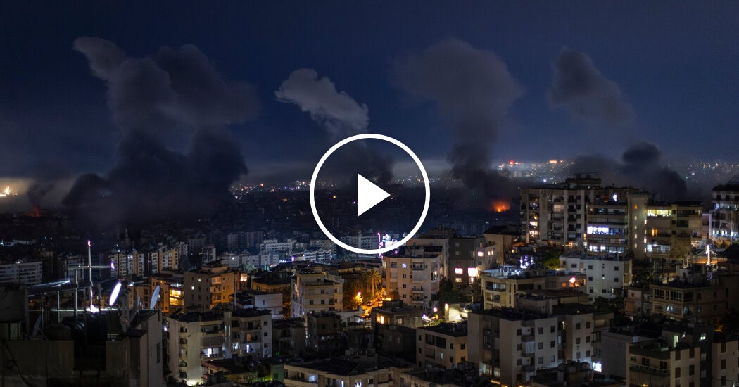 Israel Strikes Central Beirut, Expanding Conflict Zone