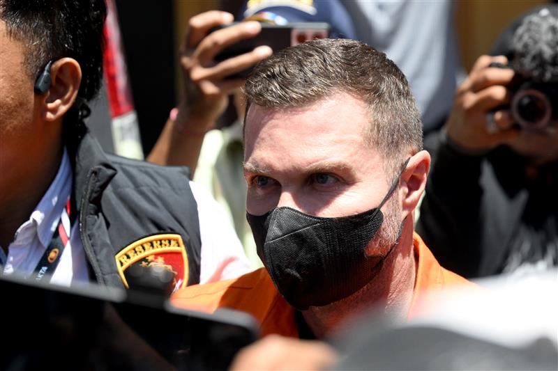 Steven Lyons is in custody in Bali