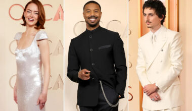 Oscars 2026: Every red carpet look you need to see at the Academy Awards, from Emma Stone, Michael B. Jordan, Kate Hudson & Goldie Hawn, Timothée Chalamet and more stars
