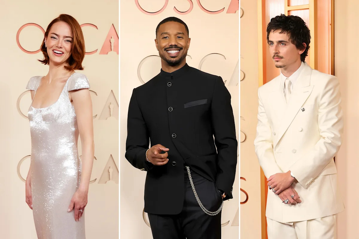Oscars 2026: Every red carpet look you need to see at the Academy Awards, from Emma Stone, Michael B. Jordan, Kate Hudson & Goldie Hawn, Timothée Chalamet and more stars