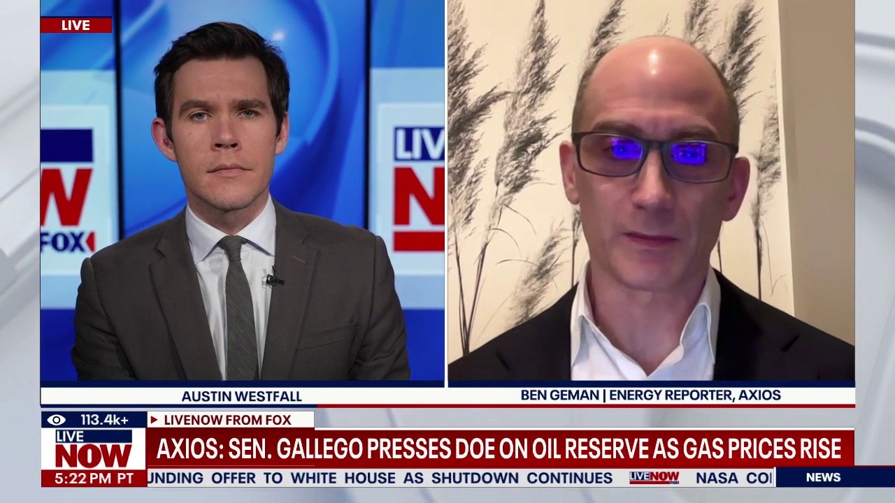 RPT: Gallego presses Energy Dept on oil reserve plans