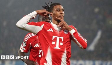 Michael Olise celebrates