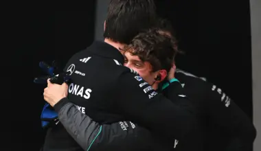 SHANGHAI, CHINA - MARCH 14: A general view of race action during the Sprint race ahead of the F1