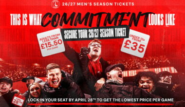2026/27 season tickets on sale now