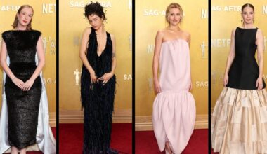 The Celebrity Red-Carpet Looks at the 2026 Actor Awards—Photos