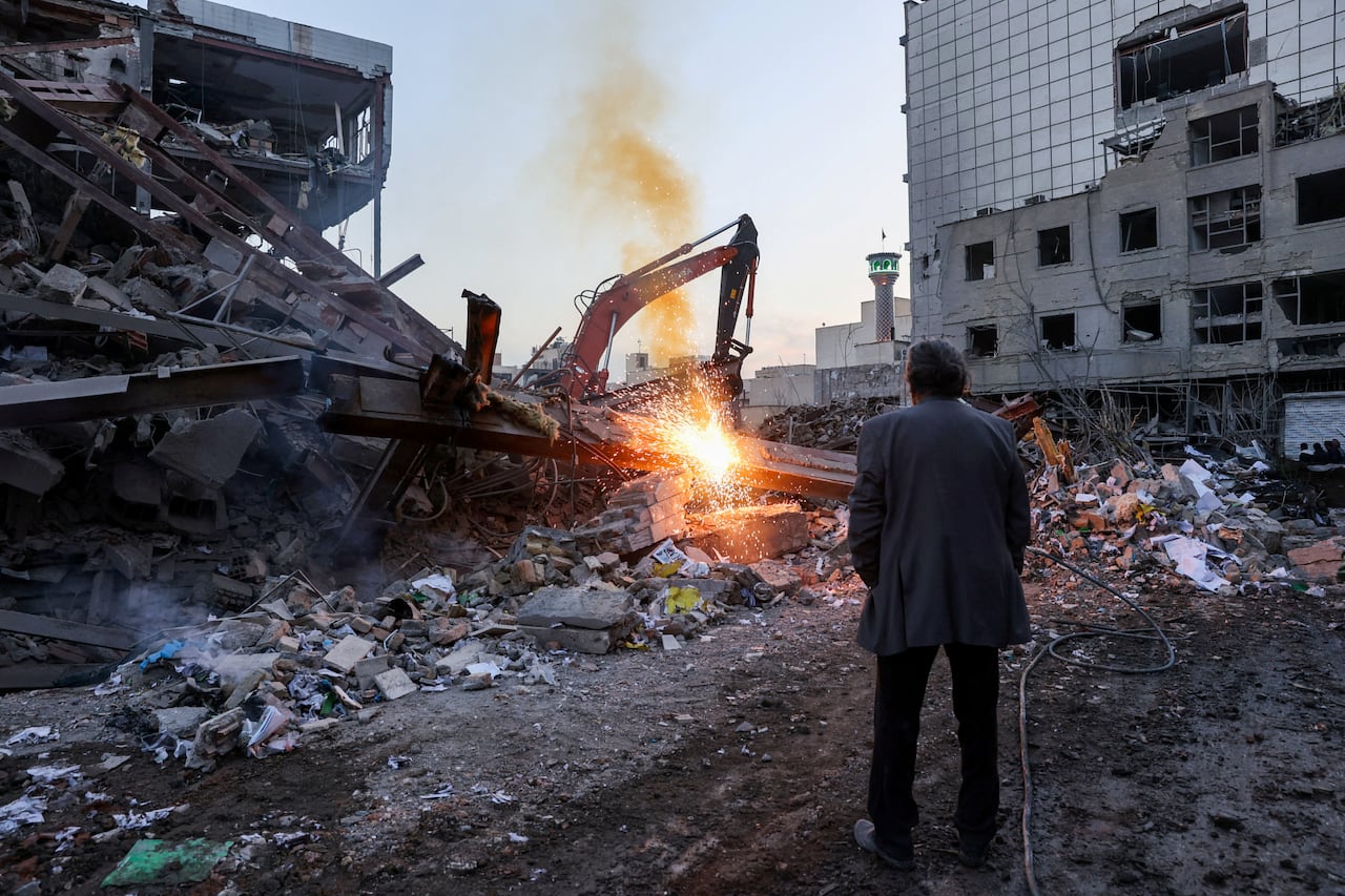 Aftermath of an Israeli and the U.S. strike on a police station, amid the U.S.-Israel conflict with Iran, in Tehran, Iran, March 2, 2026. Majid Asgaripour/WANA (West Asia News Agency) via REUTERS ATTENTION EDITORS - THIS PICTURE WAS PROVIDED BY A THI