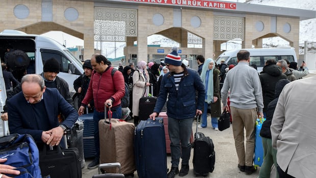 Iran has been cut off by internet blackouts. Those leaving the country give glimpse of the reality on ground